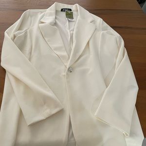 Off White one button Jacket